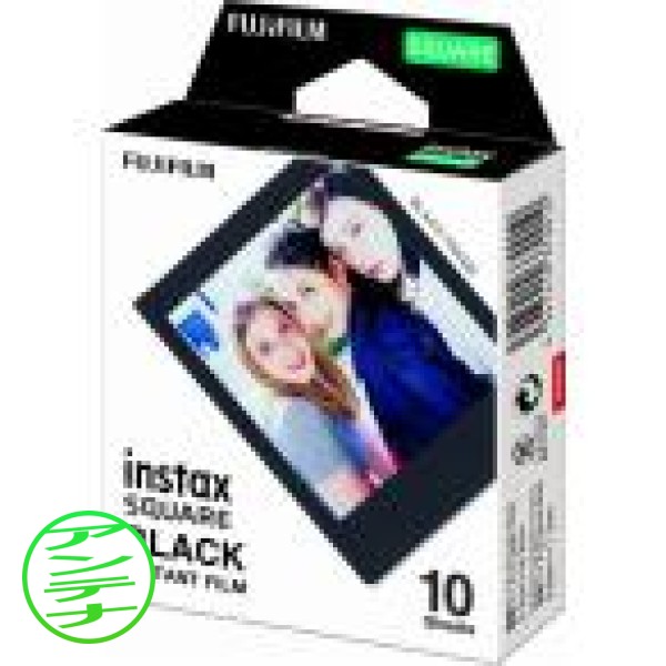 FUJIFILM (富士フィルム) チェキ フィルム instax SQUARE ブラック 10枚入